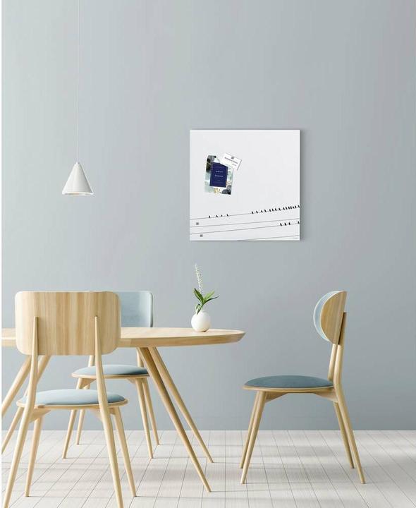 Actual product image Sigel Glass Magnet Board Artverum with Design (Magnet board, 48 x 48 cm)