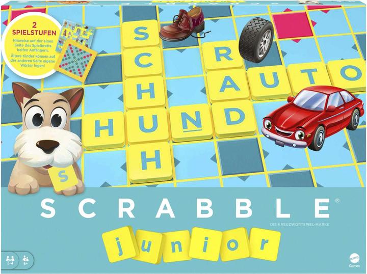Actual product image Mattel Games Scrabble Junior (German)