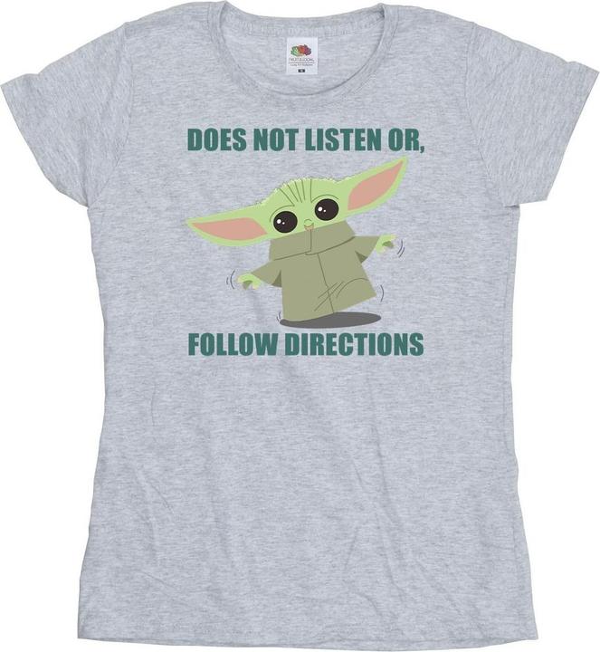 Produktbild Star Wars The Mandalorian Grogu Does Not Listen TShirt (XXL)