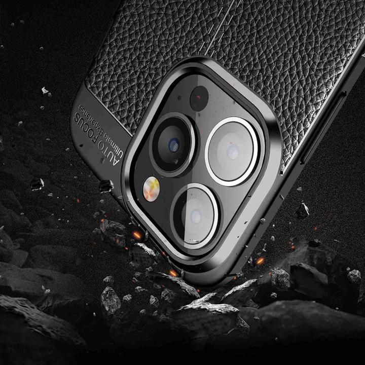 Image du produit Cadorabo TPU Cover similicuir structure (Apple iPhone 13 Pro Max)