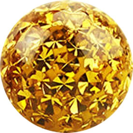 Image du produit Star Piercing Bague noire avec trois cristaux (Acier chirurgical 316L, sans laiton)
