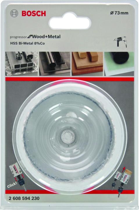 Image du produit Bosch Professional Zubehör Scie cloche Progressor for Wood and Metal, 73 mm (73 millimètres)