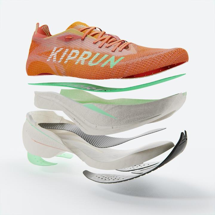 Produktbild Kiprun Laufschuhe Herren mit Carbon-Platte - KD900X LD+ orange (43)