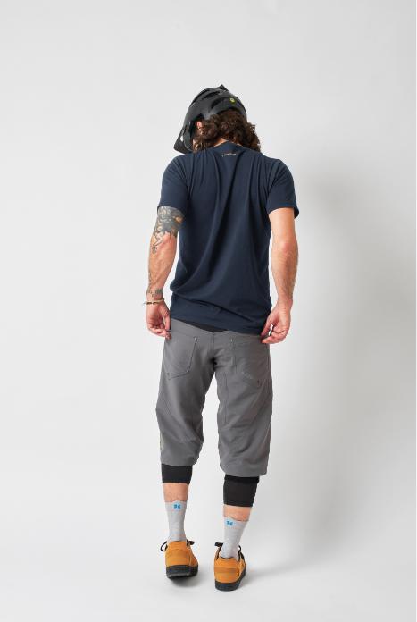 Produktbild dirtlej Mountee Shortsleeve Jersey, blau/lime, S (S)