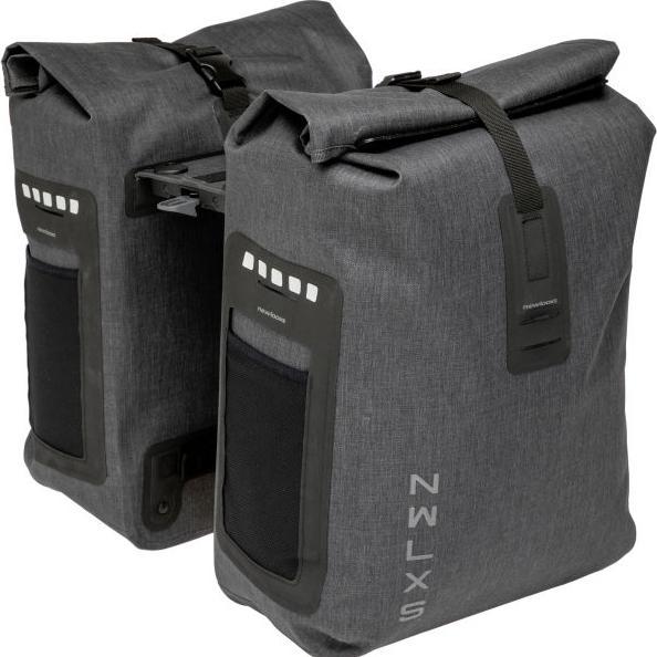 Actual product image New Looxs Bag Varo Double Pannier Rt Grey 40l (40 l, Luggage carrier bag)
