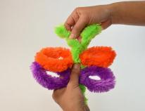 Kögler peluche, pliage, 12 poils chenillé XXL