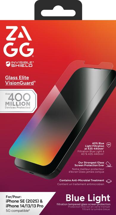Image du produit InvisibleShield Elite VisionGuard+ (1 pièce(s), Apple iPhone 13 Pro)