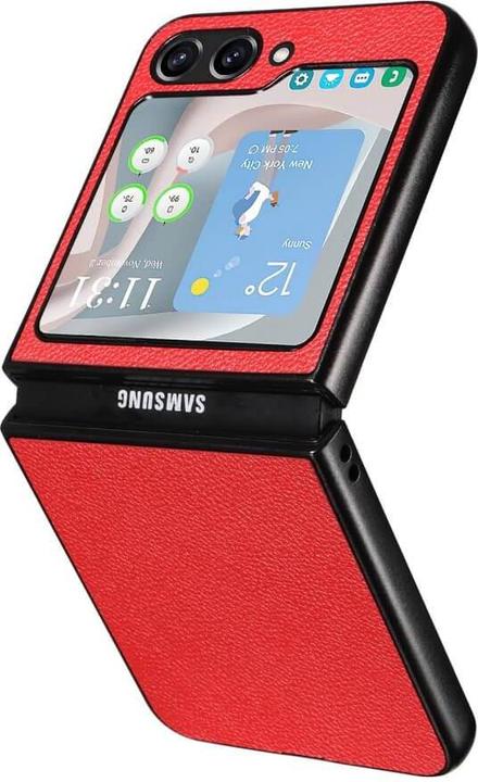 Actual product image Cover-Discount Galaxy Z Flip5 - Hybrid Protective Cover red (Samsung Galaxy Z Flip5)