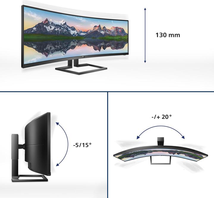 Produktbild Philips 498P9/00 (5120 x 1440 Pixel, 49")