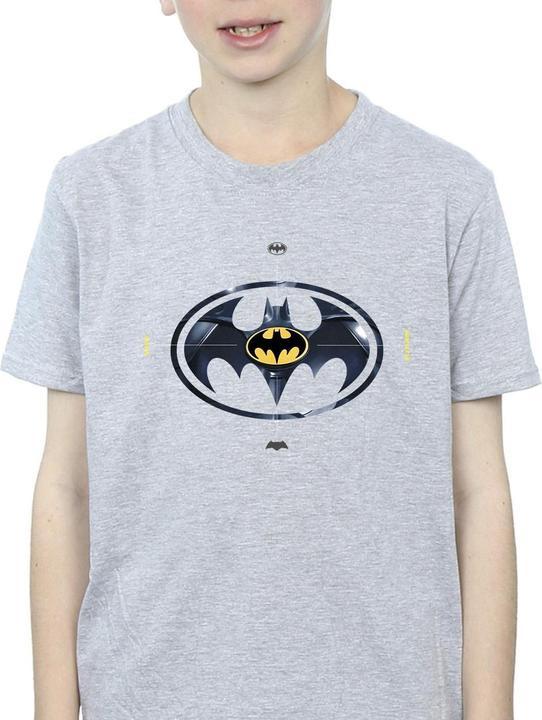 Actual product image Boys The Flash Batman Metal Logo T-Shirt (152, 158)
