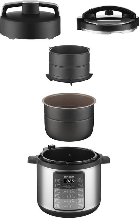 Image du produit Concept CK7000 multi cooker Black, Stainless steel