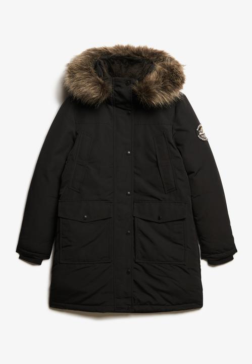 Actual product image Superdry EVEREST FAUX FUR PARKA JACKET Dames Jas - Maat M (12)