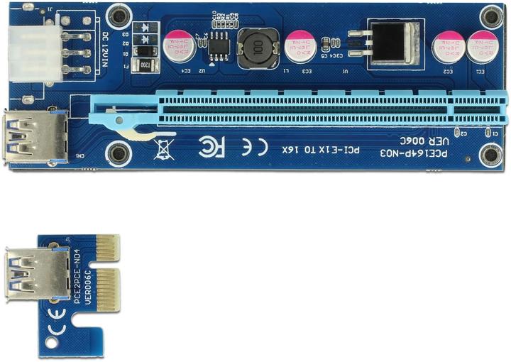 Actual product image Delock Riser map
