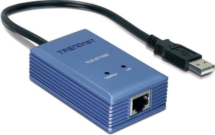 Trendnet TU2-ET100, adattatore da USB a Fast Ethernet (USB 2.0, RJ45 (1x))