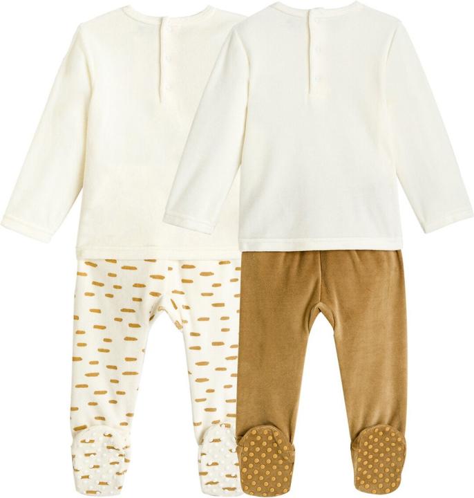 Produktbild La Redoute Collections 2er-Pack Pyjamasaus Samt (74)