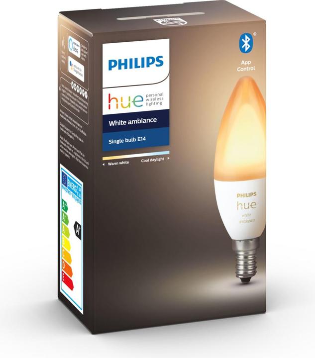 Actual product image Philips Hue White Ambiance BT (E14, 5.20 W, 470 lm, 1 x, G)