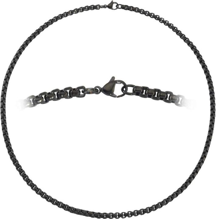 Produktbild Bijouteria Halskette (Edelstahl, PVD Beschichtung (schwarz), 45 cm)
