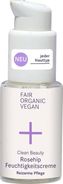 Actual product image i+m Naturkosmetik Clean Beauty Rosehip Moisturizer (30 ml, Day cream)