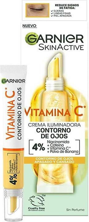 Garnier Skinactive Vitamina C Crema Iluminador Contorno De Ojos 15ml (15 ml)