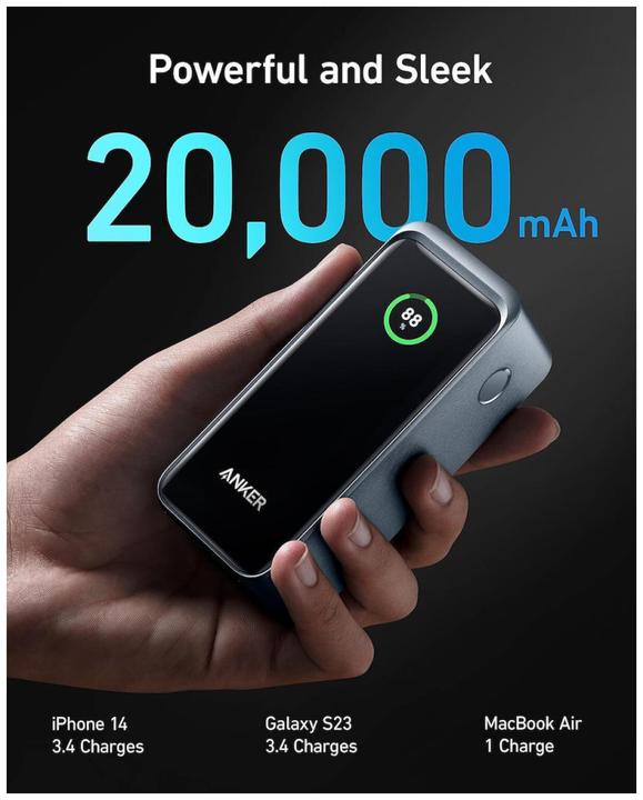 Actual product image Anker Prime (20000 mAh, 200 W, 72 Wh)