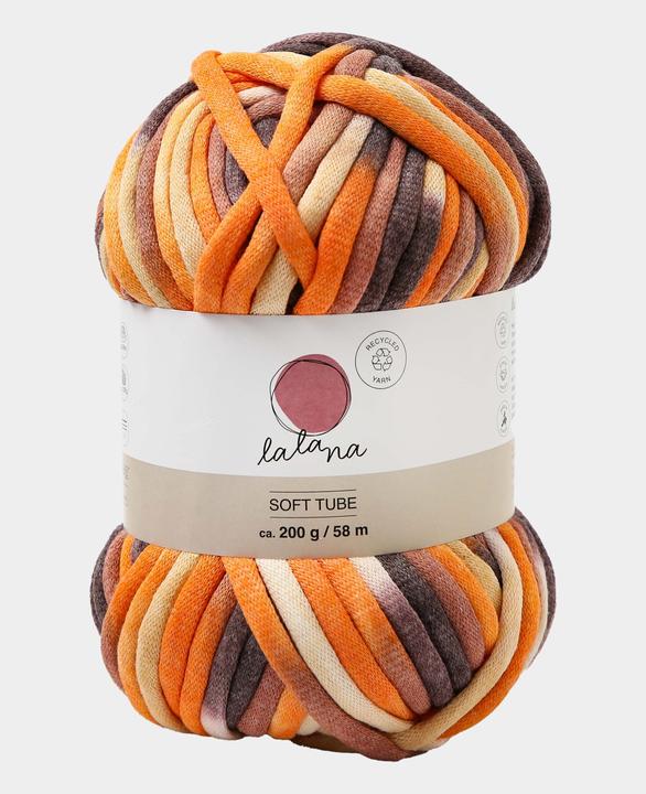 Actual product image Lalana Wool Soft Tube, tubular yarn 6 mm x 58 m, 200 g (58 m)