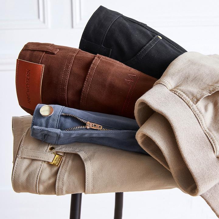 Immagine prodotto Anne Weyburn Pantaloni dritti a cinque tasche in cotone elasticizzato (38)