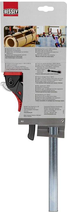 Produktbild Bessey Leichte Zwinge KLIKLAMP KLI25 (250 mm)