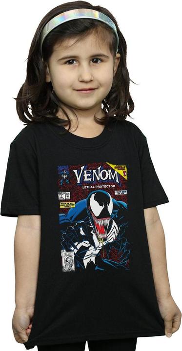 Actual product image Girls Venom Lethal Protector Cotton T-Shirt (116)