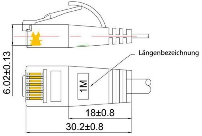 Image du produit Wirewin Câble de réseau (UTP, CAT6, 25 m)