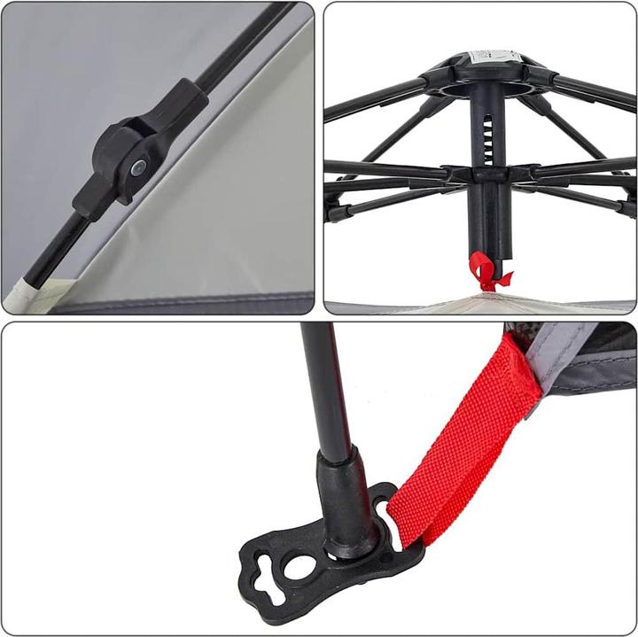 Immagine prodotto VidaXL Tenda da spiaggia 2 persone a sgancio rapido impermeabile (tenda da spiaggia, 2.20 kg, 2 persone)