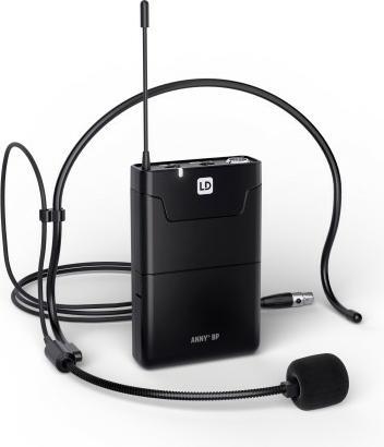 Produktbild LD Systems ANNY® 10 BPH B8 - 10" Mobiler Bluetooth® PA-Lautsprecher mit Akku, Mixer und 1x Headset-Mikrofon (in (1x 80 W)
