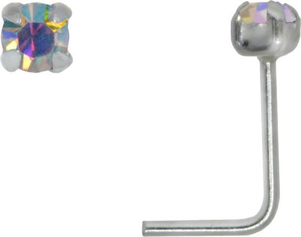 Bijouteria Nasenpiercing (Silber 925, Kristall)