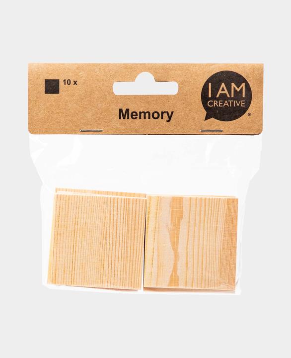 Immagine prodotto I Am Creative Memory, quadrati di legno per giocare, FSC, 10 pezzi.