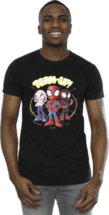 Actual product image Mens Spidey And His Amazing Friends Sketch T-Shirt (4XL)