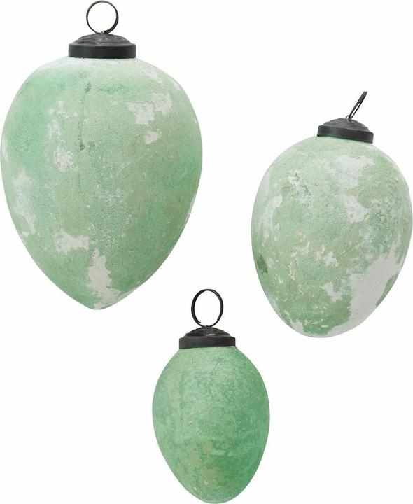 Actual product image Loberon Osterei 3er Set Givale antikgrün (3 x)