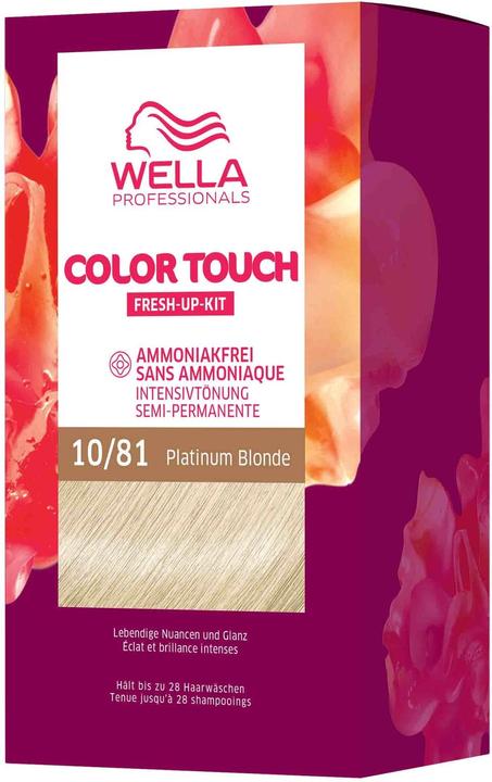 Produktbild Wella Color Touch Fresh-Up-Kit (10/81 hell-lichtblond perl-asch)