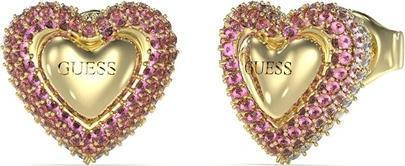 Guess Beautiful Gold-Plated Earrings Hearts Beloved Jube05008jwygpkt/U (Acciaio inossidabile)