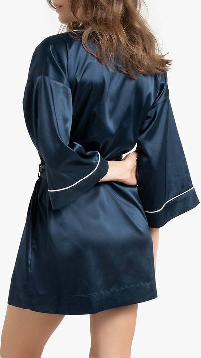 Produktbild La Redoute Collections Satin-Kimono mit 3/4-Ärmeln (42)