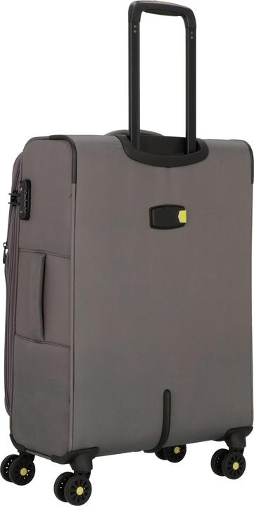 Actual product image D&N Travel Line 9704 4-wheel trolley M 68 cm with expansion fold (75 l, M (50 - 90l))