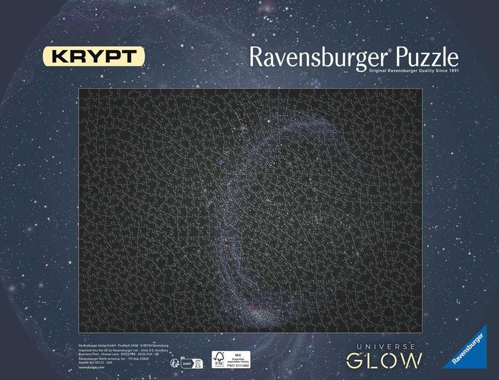 Image du produit Ravensburger Krypt Universe Glow (881 pièces)