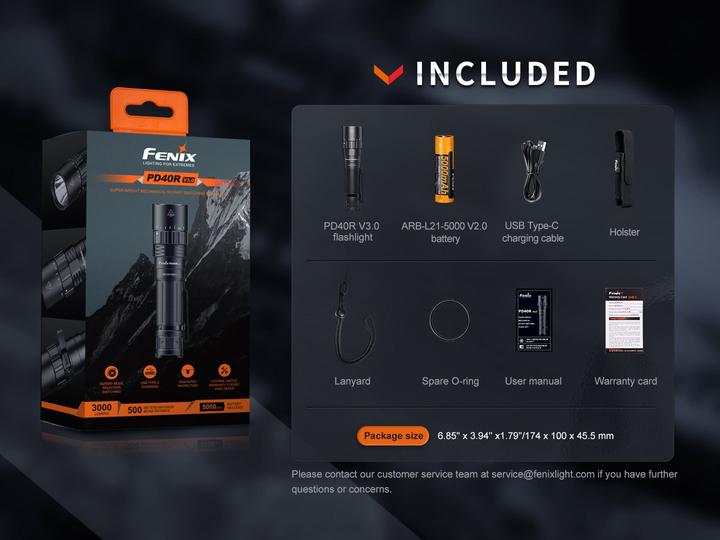 Produktbild Fenix PD40R V3.0 (14.30 cm, 3000 lm)