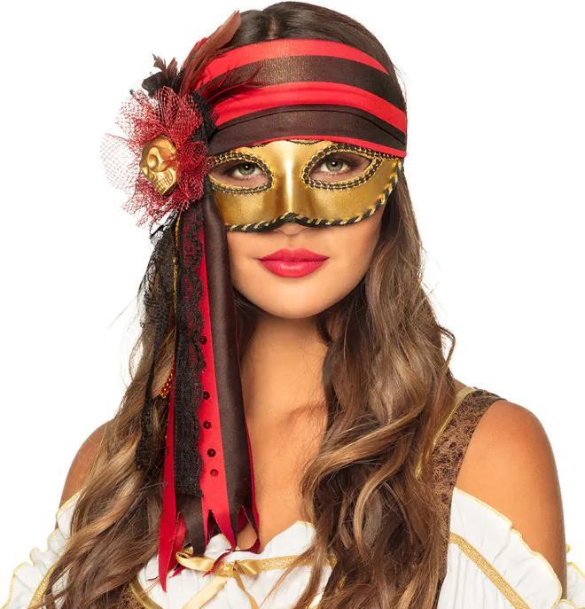 Immagine prodotto Boland Venice Pirata Eye Mask: maschera per gli occhi veneziana