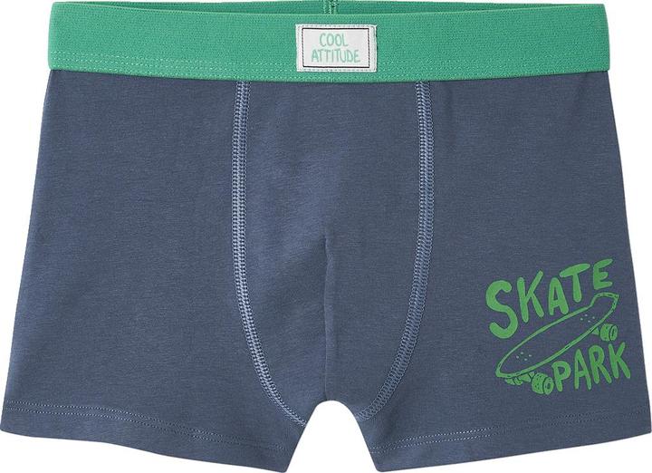 Immagine prodotto Vertbaudet Confezione da 5 boxer da ragazzo elasticizzati, skater (158, Confezione da 5 pezzi)