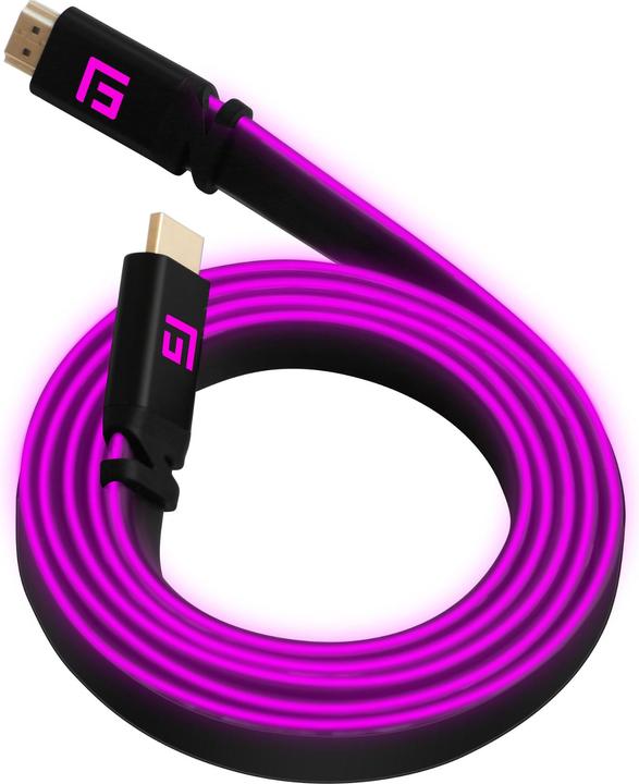 Immagine prodotto Floating Grip Cavo HDMI ad alta velocità 8K/60Hz LED 1,5m rosa (1.50 m, HDMI)