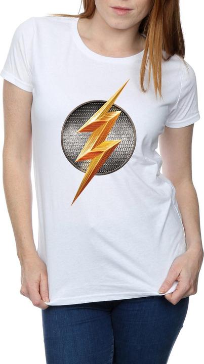 Actual product image The Flash Womens/Ladies Logo Cotton T-Shirt (M)