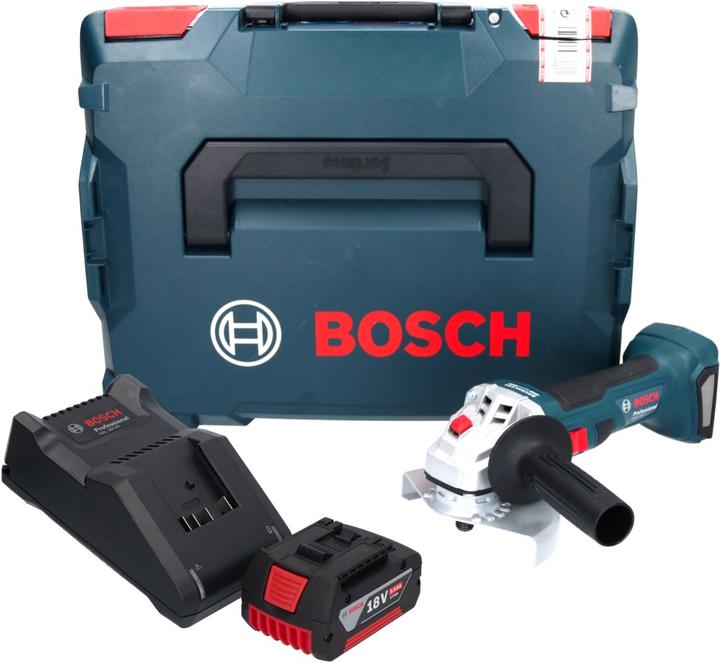 Produktbild Bosch Professional Bosch GWS 18V-7 Professional Akku Winkelschleifer 18 V 125 mm 22,23 mm Brushless + 1x Akku 5,0 Ah + (125 mm)