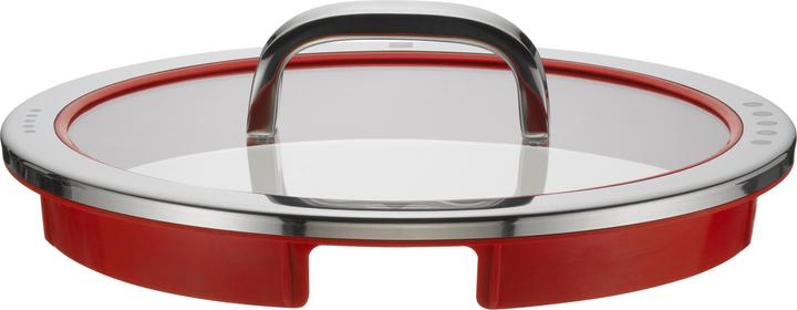 Produktbild WMF Kochtopf Bratentopf Induktion 20cm Glasdeckel 2,5l Function4 Edelstahl (20 cm, Bräter + Schmortopf, Edelstahl)
