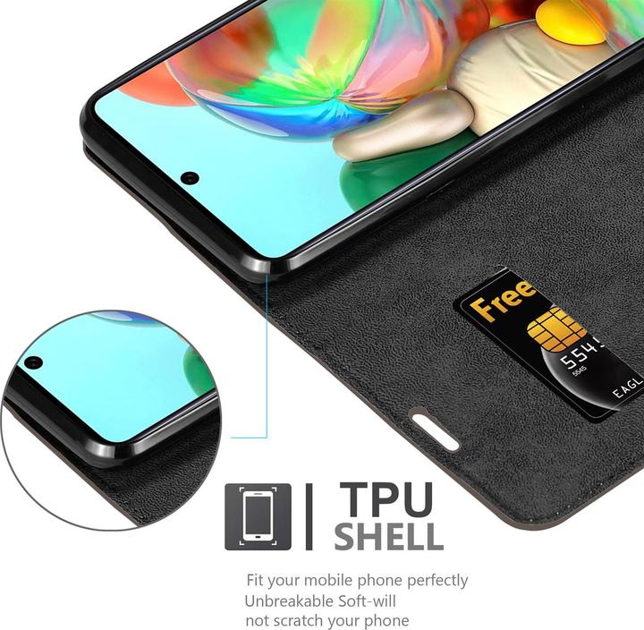 Produktbild Cadorabo Book Invisible Magnet Cover (Samsung Galaxy A72 5G)