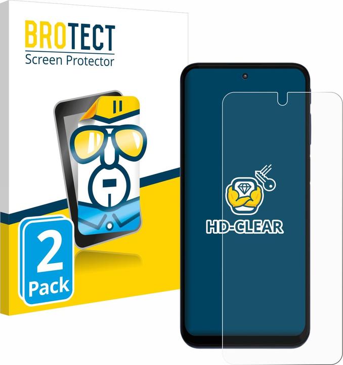 Actual product image BROTECT Screen Protector Clear (2 Piece, Motorola Moto G41)