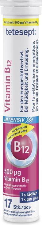 Tetesept Vitamin B12 (12 Stück, Brausetablette, 129 g)